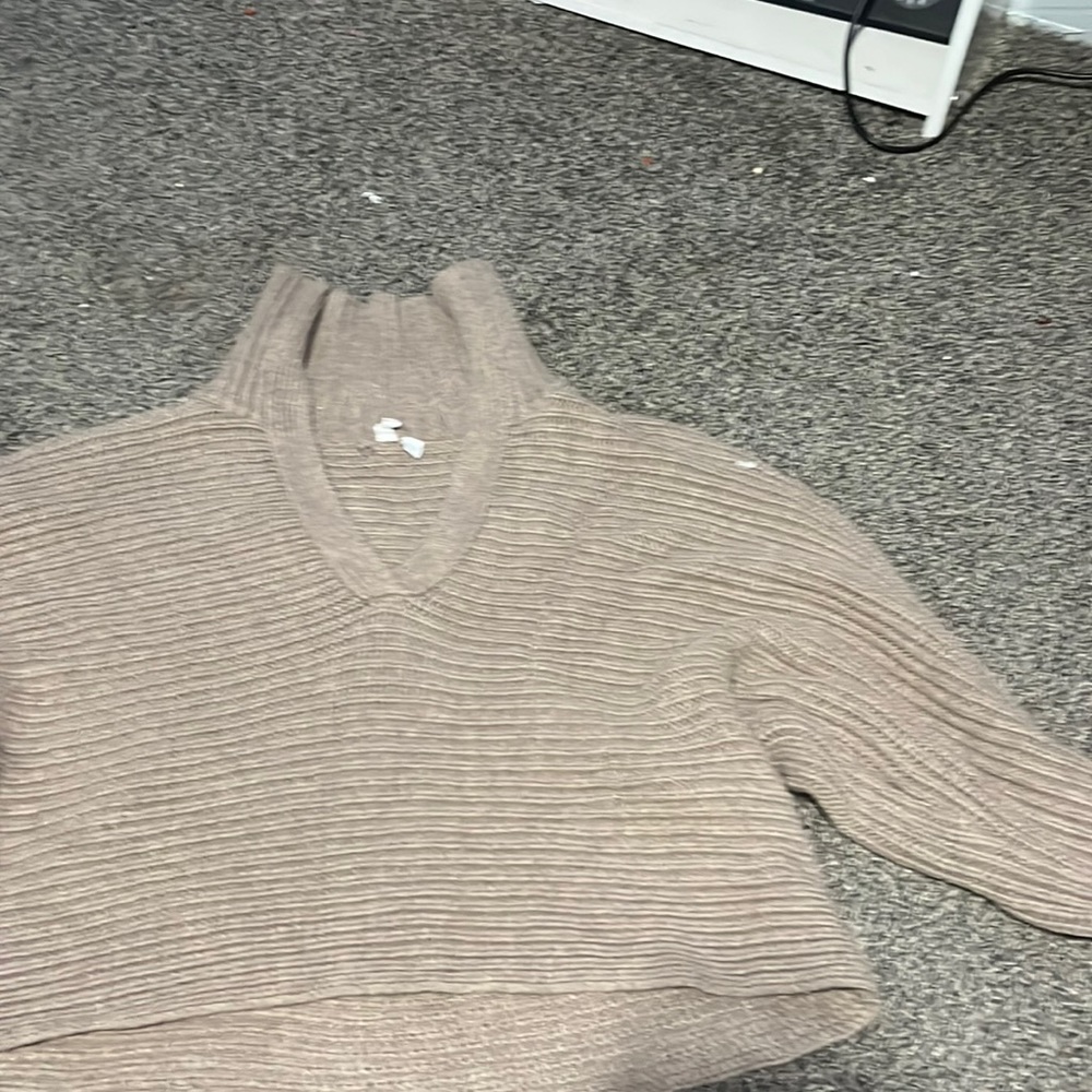 Brown large elan sweater